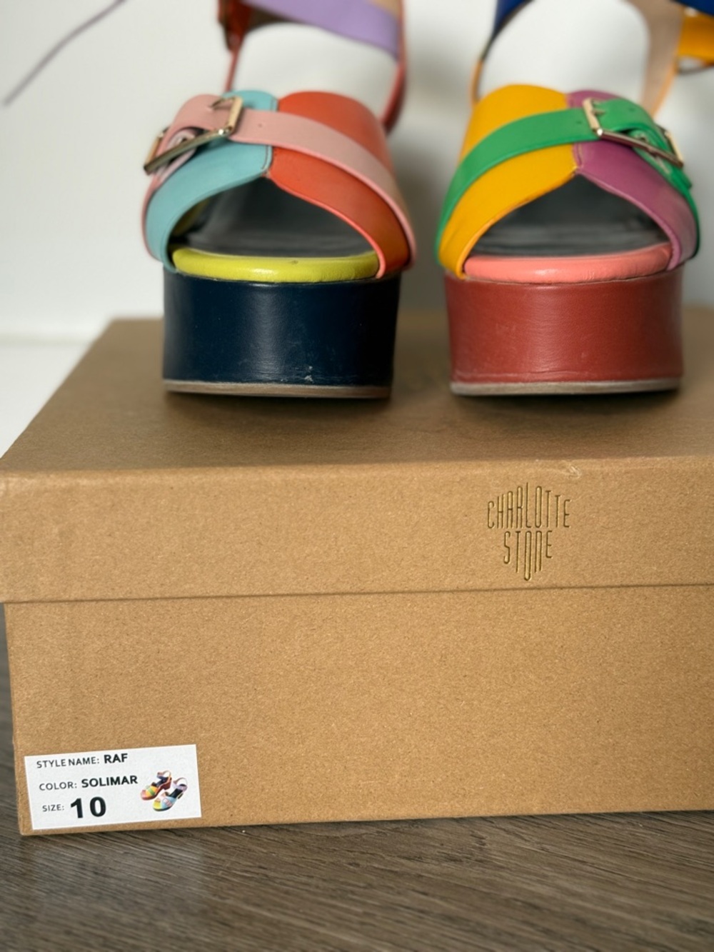 Charlotte Stone “Raf” platform sandals - Picture 8 of 13